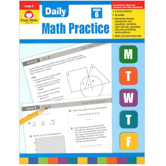 Evan-Moor Educational Publishers Daily Common Core Math Practice, Grade 6